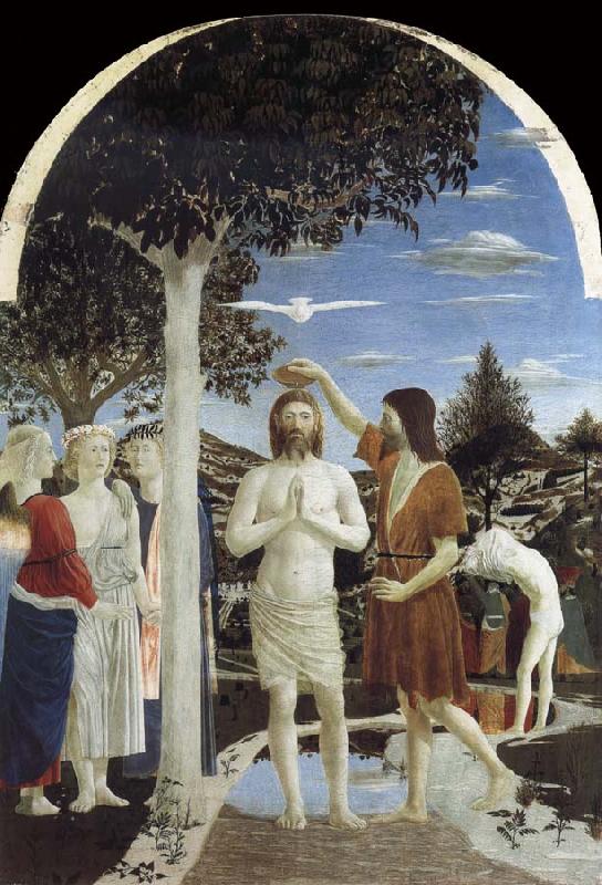 Piero della Francesca THe Baptism of Christ France oil painting art